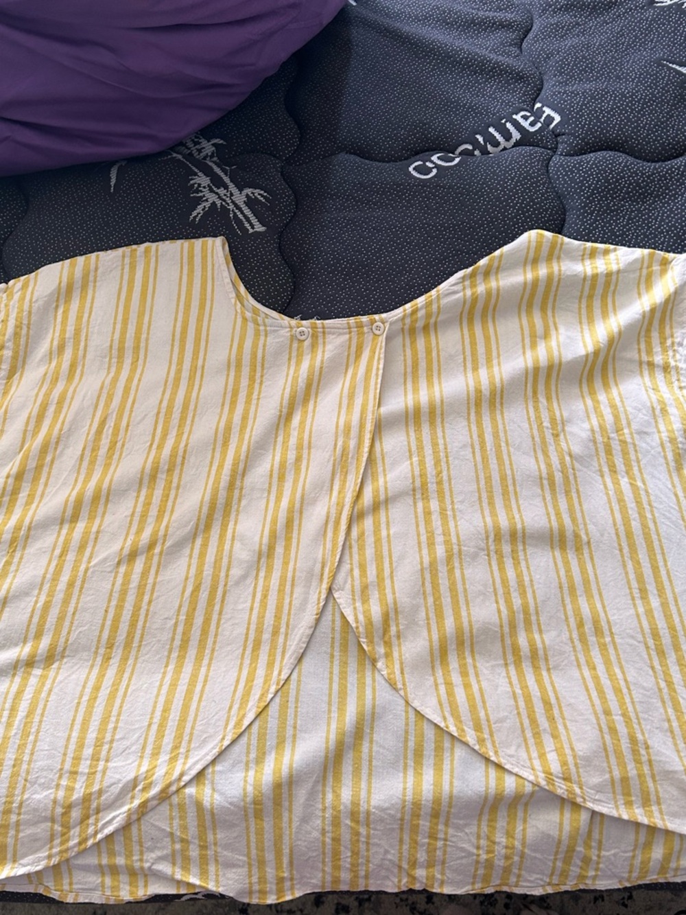 Torrid Yellow and White Striped Sleeveless Tank and matching pants cruise wear 2